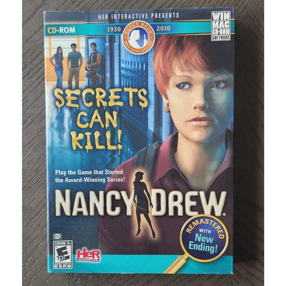 Nancy Drew Secrets Can Kill Remastered PC Mac CD-ROM Her Interactive 80th Anniv